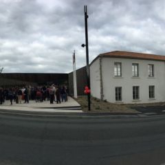 Nouveaux locaux de la Mairie d'Aubigny Les Clouzeaux. Chantier terminé.